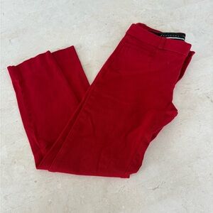 Banana Republic Bold Red Trousers